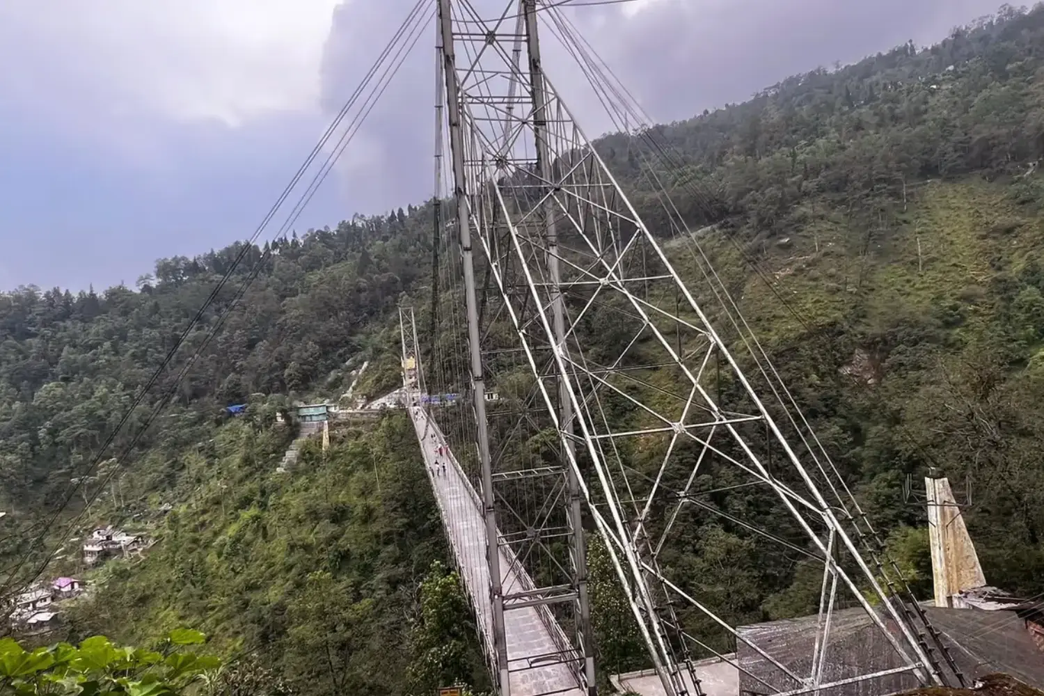 Singshore Bridge in West Sikkim