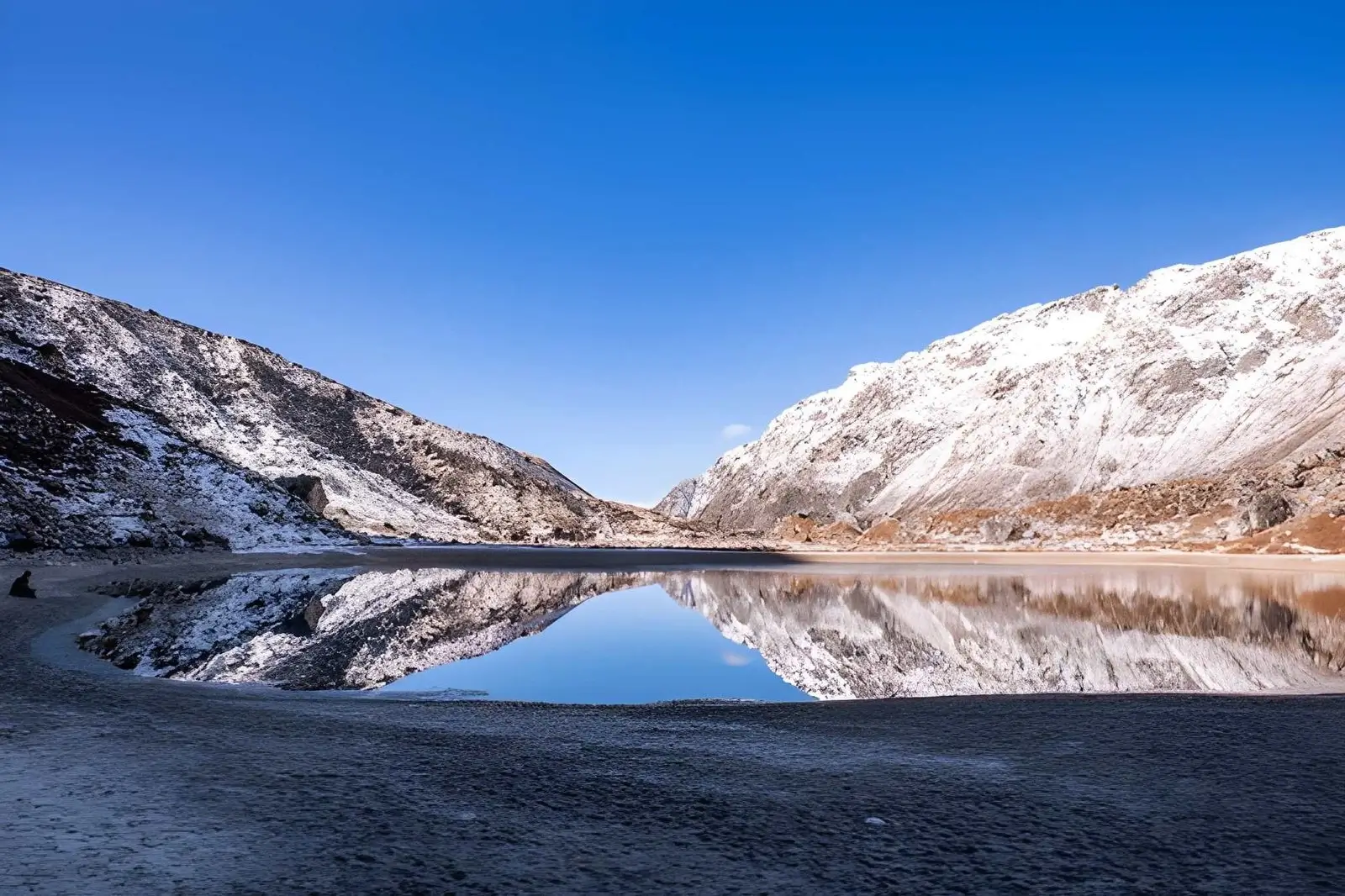 Samiti Lake in Sikkim